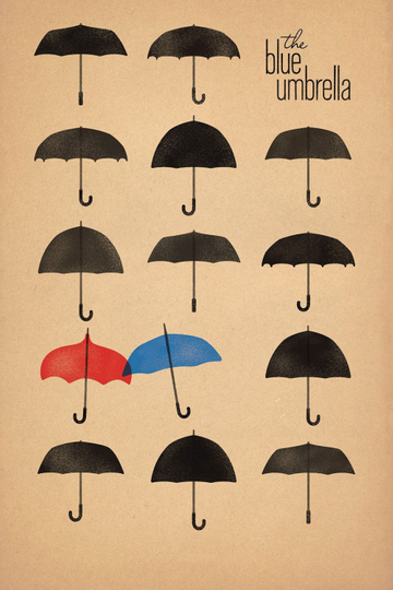 The Blue Umbrella Poster