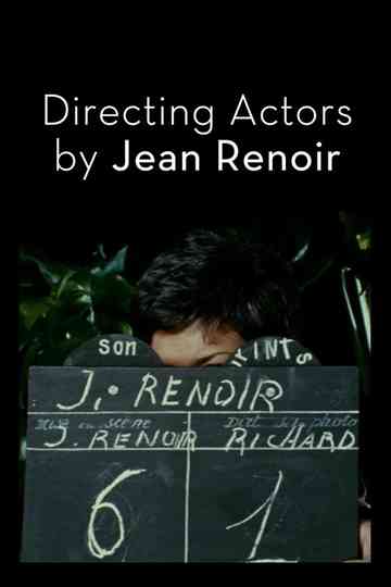 Directing Actors by Jean Renoir Poster