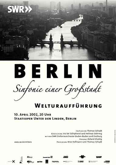 Berlin Sinfonie einer Großstadt poster