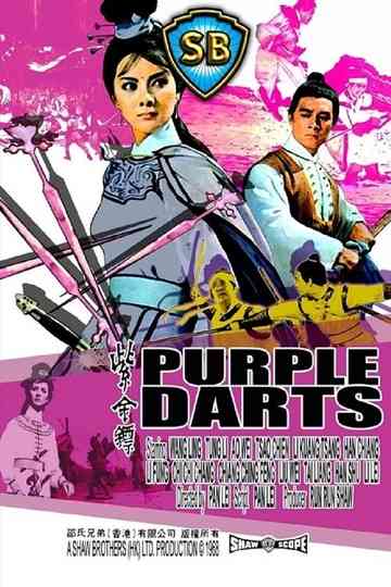 Purple Darts Poster