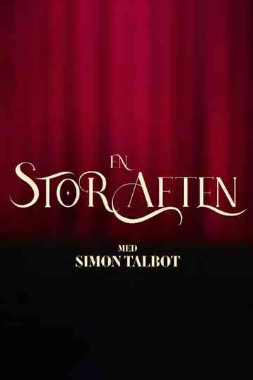 En stor aften med Simon Talbot Poster