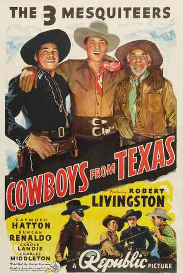 Cowboys from Texas Poster