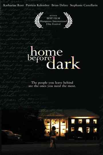 Home Before Dark Poster