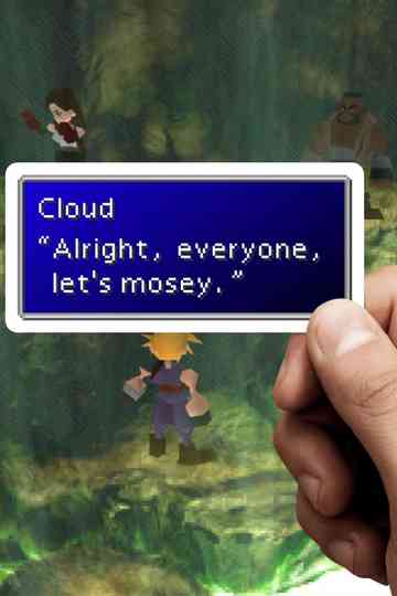 Let's Mosey: A Slow Translation Of Final Fantasy VII Poster