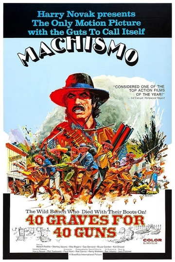 Machismo 40 Graves for 40 Guns Poster