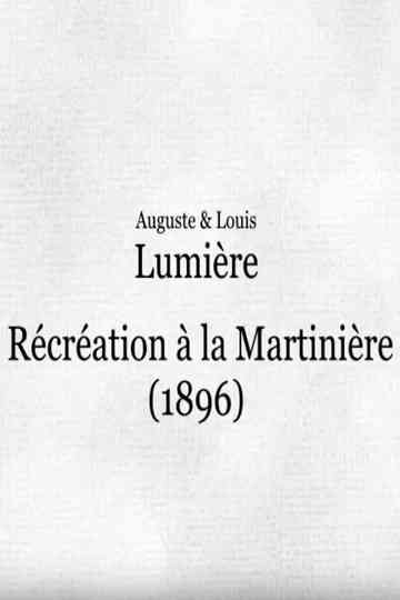Récréation à la Martinière Poster