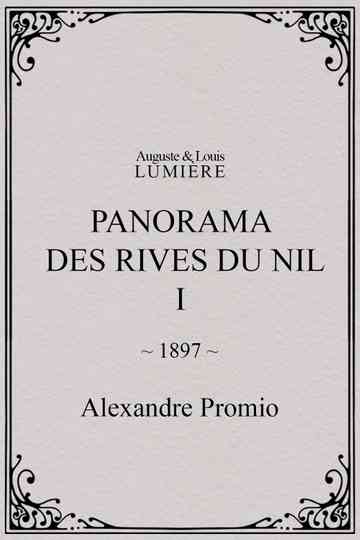 Panorama des rives du Nil I poster