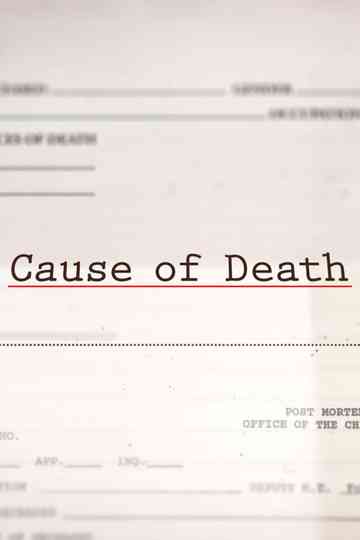 Cause of Death Poster