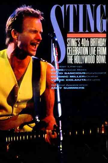 Sting's 40th Birthday Celebration: Live from the Hollywood Bowl Poster