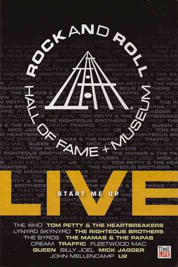 Rock and Roll Hall of Fame Live  Start Me Up Poster