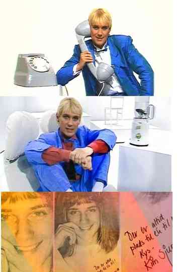 Kim Schumacher - i alle regnbuens 80'er farver Poster