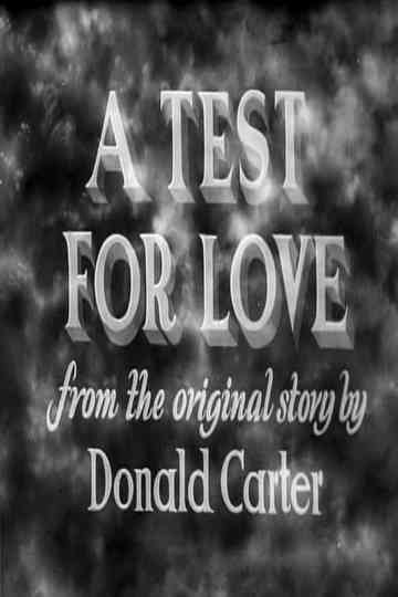 A Test for Love poster
