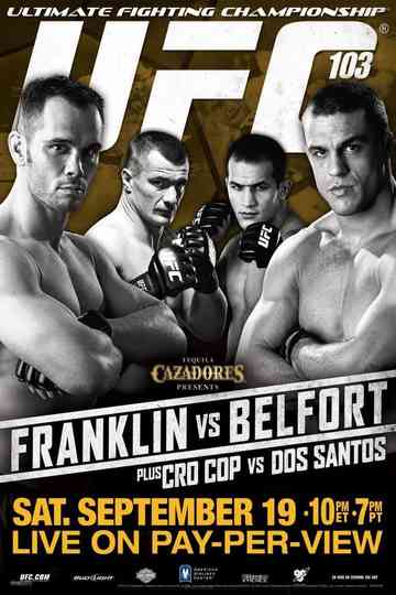 UFC 103 Franklin vs Belfort poster