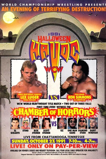 WCW Halloween Havoc 91 Poster