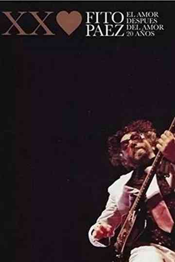 Fito Paez Love After Love XX years Poster