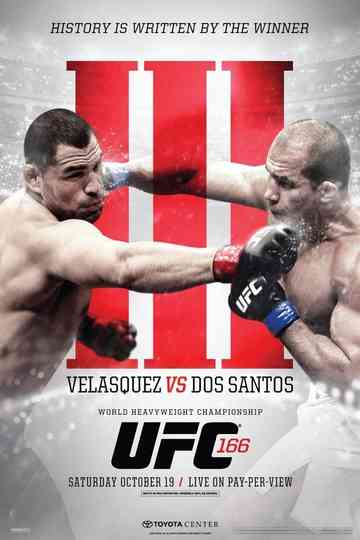UFC 166 Velasquez vs Dos Santos III Poster