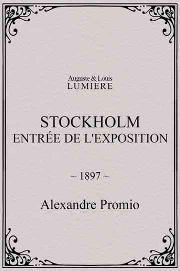 Stockholm entrée de lexposition Poster
