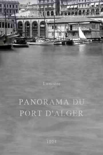 Panorama du port dAlger Poster