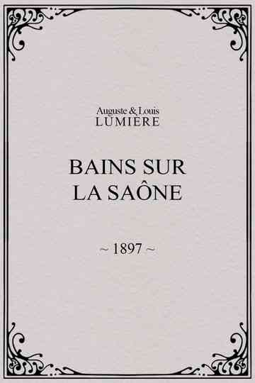 Bains sur la Saône poster