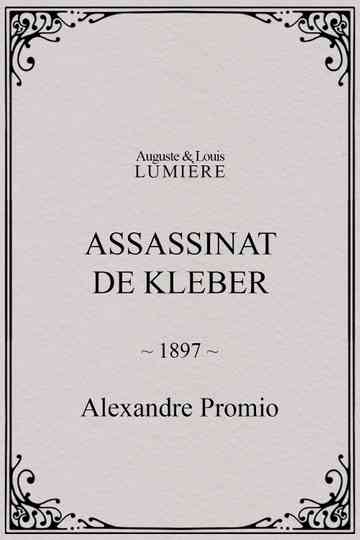 Assassinat de Kleber Poster