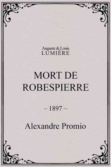 Mort de Robespierre Poster