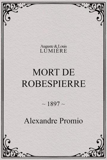Mort de Robespierre