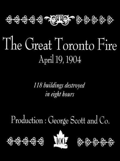 The Great Toronto Fire Toronto Canada April 19 1904 Poster