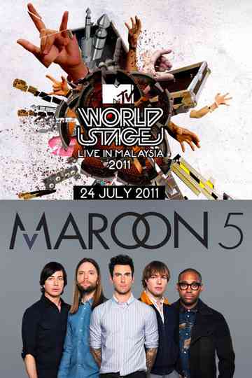 Maroon 5 MTV World Stage Poster