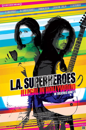 LA Superheroes Poster