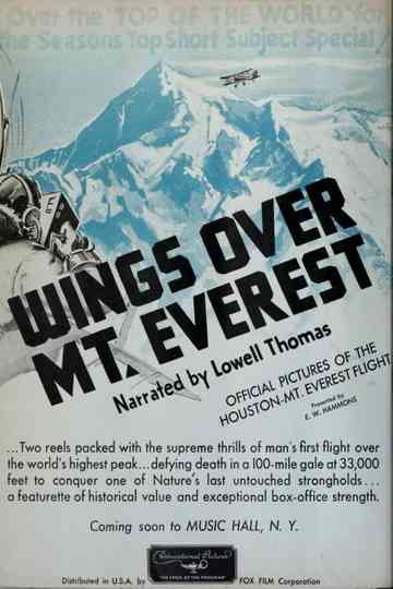 Wings Over Everest Poster