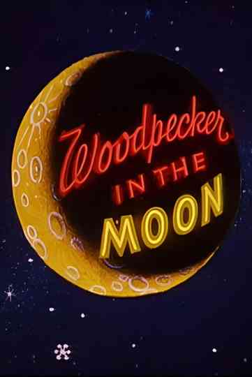 Woodpecker in the Moon Poster