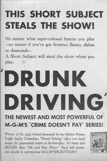 Drunk Driving Poster