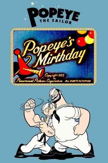 Popeye's Mirthday Poster