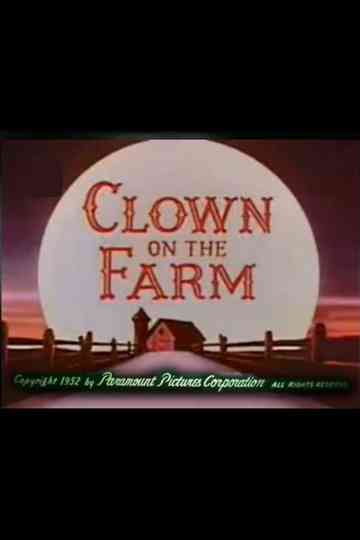 Clown on the Farm Poster