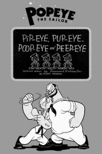 Pip-eye, Pup-eye, Poop-eye an' Peep-eye poster