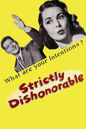 Strictly Dishonorable Poster