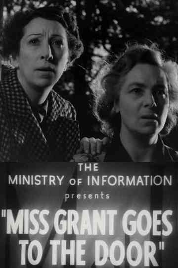 Miss Grant Goes to the Door Poster