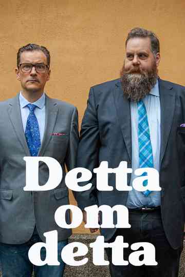 Detta om detta Poster