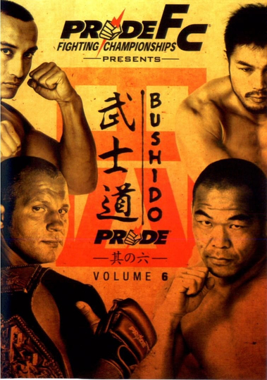 Pride Bushido 6 Poster