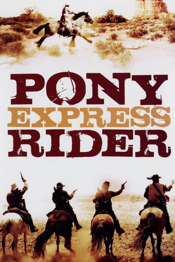 Pony Express Rider Poster