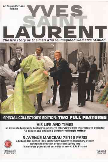 Yves Saint Laurent 5 Avenue Marceau 75116 Paris Poster