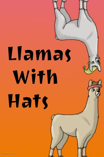 Llamas with Hats Poster