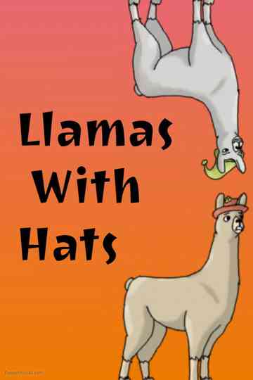 Llamas with Hats Poster