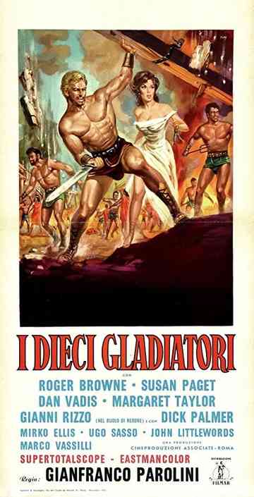 The Ten Gladiators Poster