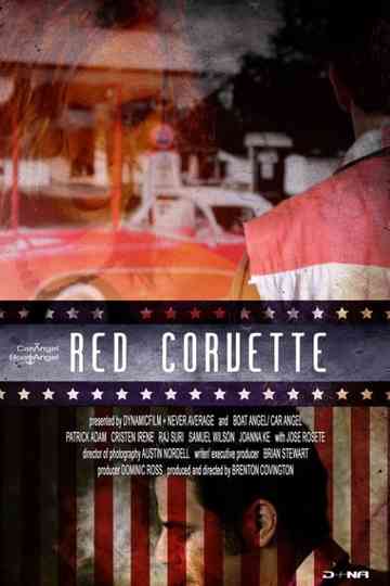 Red Corvette Poster