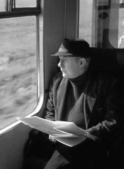 John Betjeman Goes By Train Poster