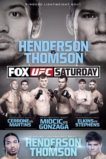 UFC on Fox 10 Henderson vs Thomson