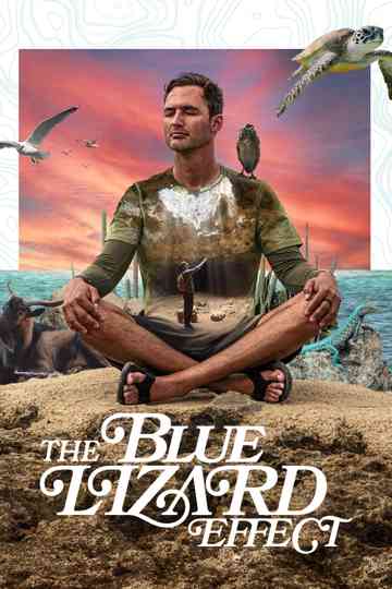 Blue Lizard Effect Poster