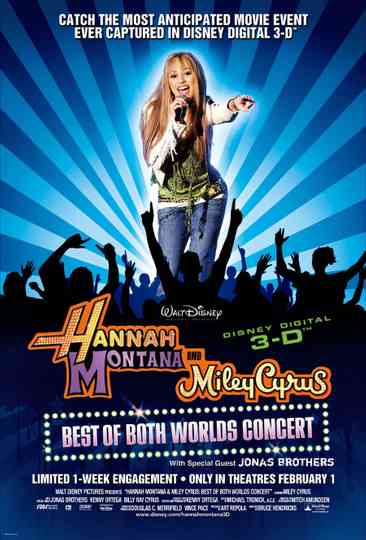 Hannah Montana & Miley Cyrus: Best of Both Worlds Concert poster