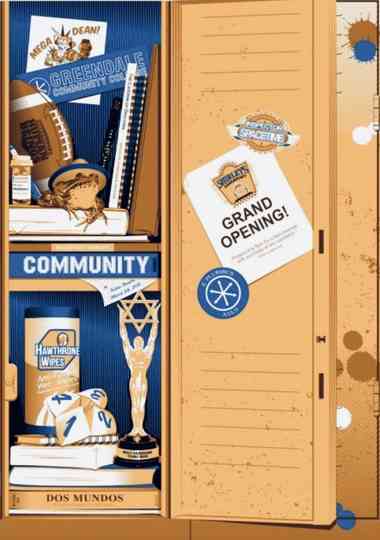 Six Seasons and A Movie: A Community Art Show Poster